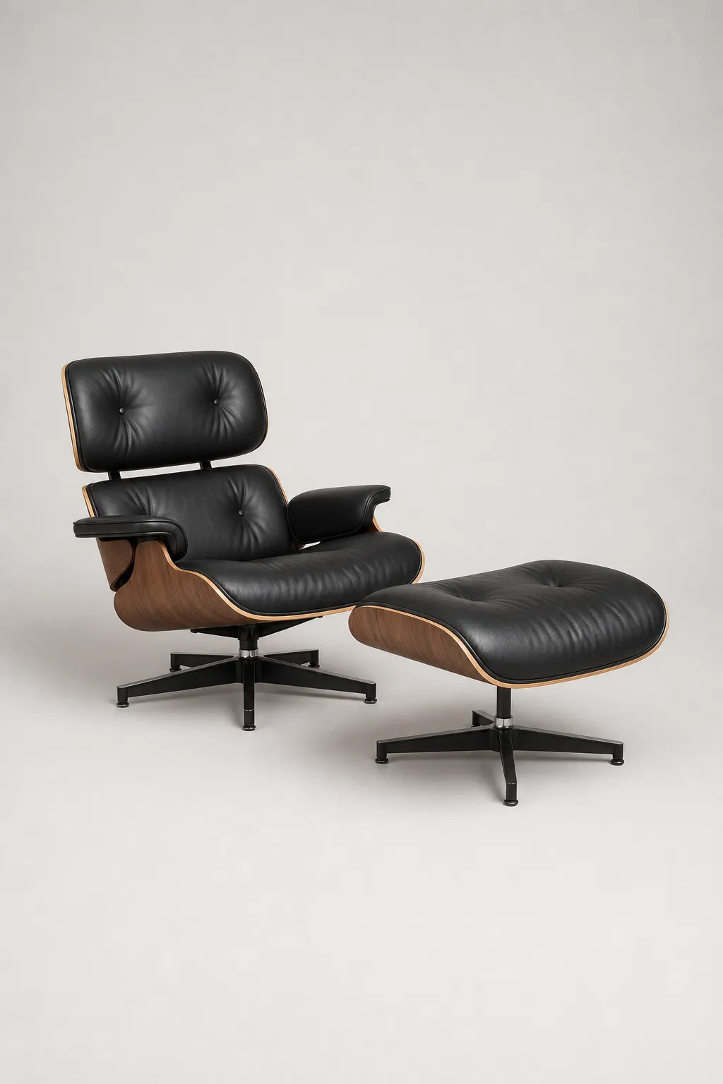 Eames Style Lounge Chair & Ottoman